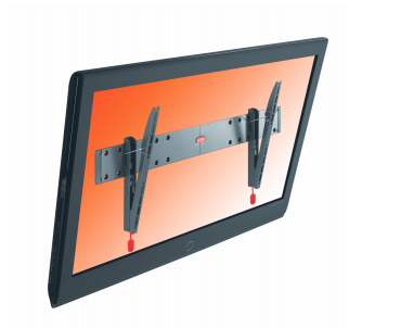 Vogel''s Phw 200L, 101,6 Cm (40"), 165,1 Cm (65"), 100 X 100 Mm, 800 X 400 Mm, 0 - 15°, Schwarz