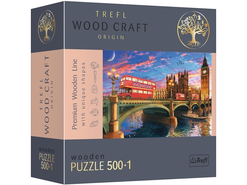 Trefl 500+1 Det. Holzpuzzle "London"