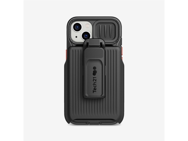 Tech21 Evo Max W/Holster, Cover, Apple, Iphone 13, 15,5 Cm (6.1"), Schwarz