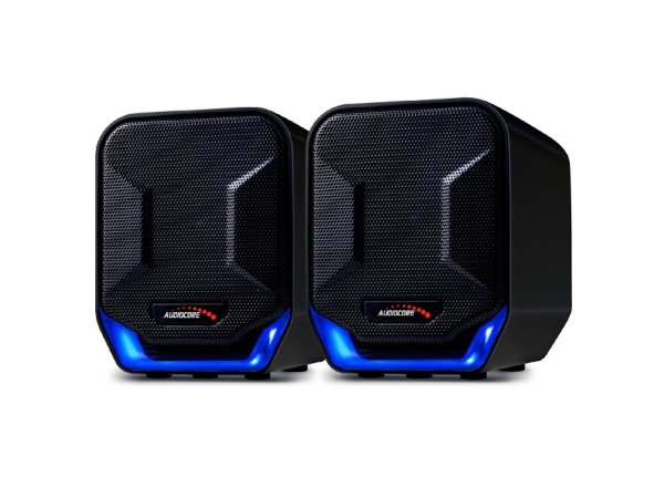 Audiocore Ac865, 2-Wege, 2.0 Kanäle, Verkabelt, 3 W, Schwarz