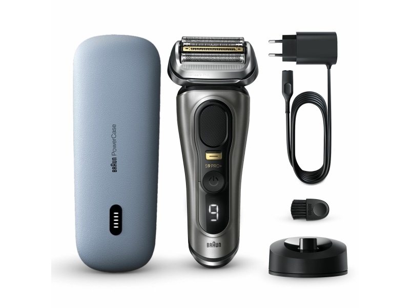 Braun Series 9 Pro+ 9525S Wet & Dry, Folienschaber, Metallisch, Akku, 90 Min, Box, 1 Stück(E)