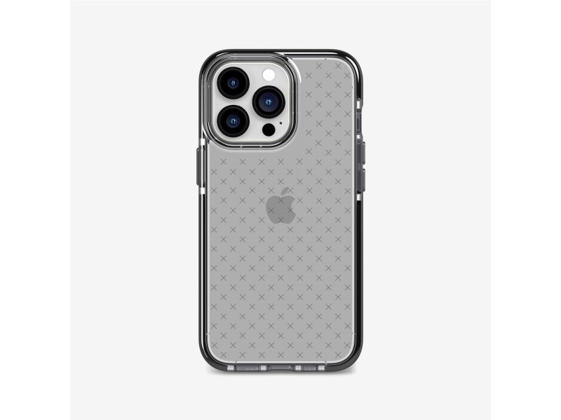 Tech21 Evo Check, Cover, Apple, Iphone 13 Pro, 15,5 Cm (6.1"), Sort, Transparent