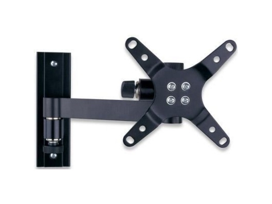 Techly Ica-Lcd-105Bk, 75 X 75 Mm, 100 X 100 Mm, -15 - 15°, 0 - 180°, Aluminium, Sortierung