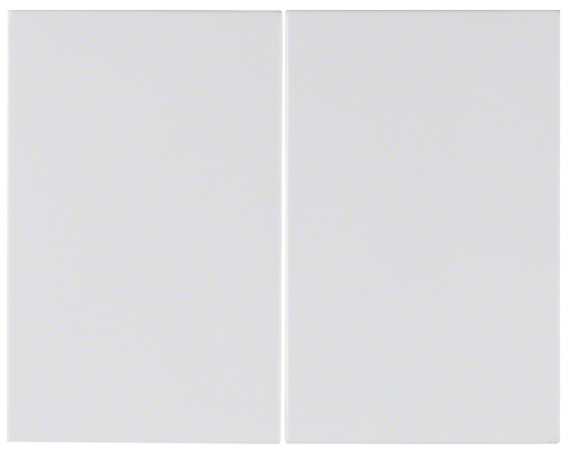 Hager 14357009, Weiß, Kunststoff, Schraubenlos, Jede Marke, Glänzend, 1 Stück(E)