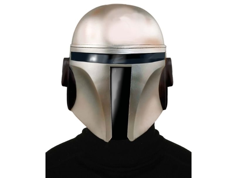 Silberner Raumhelm