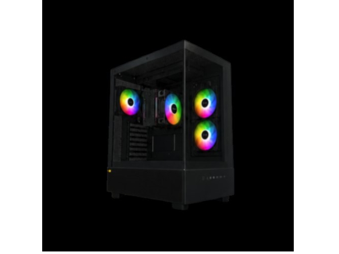 Montech Xr Black Atx Tower Pre-Assembled With 650W Power Supply And Nx400argb Cooling