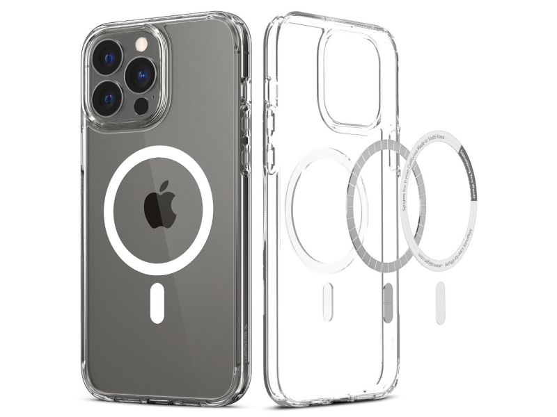 Spigen Ultra Hybrid Mag Case Med Magsafe Til Iphone 13 Pro - Hvid