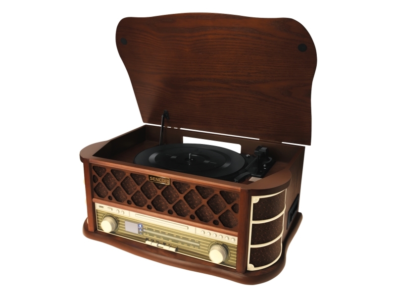 Sencor Retro Stt 016 Plattenspieler Mit Usb-Anschluss (Sencor Stt 016) - Ubsecftt016