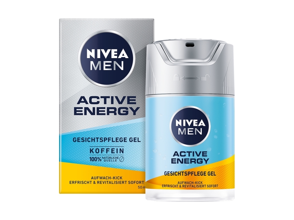 Nivea Men Active Energy Gel-Cream For Face 50Ml