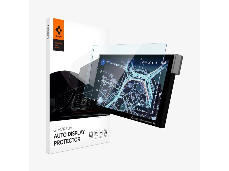 Spigen Schutzfolie Spigen Glas Fc Tesla Model X 2022/ Model S 2021 "Ez Fit" Gehärtetes Glas Agl04688