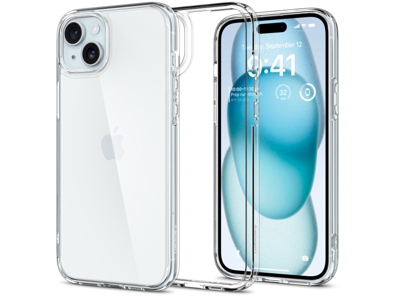Spigen Acs06793, Cover, Apple, Iphone 15, 15,5 Cm (6.1"), Transparent