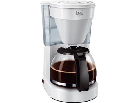 Melitta 1023-01, Filterkaffeemaschine, Gemahlener Kaffee, 1050 W, Weiß