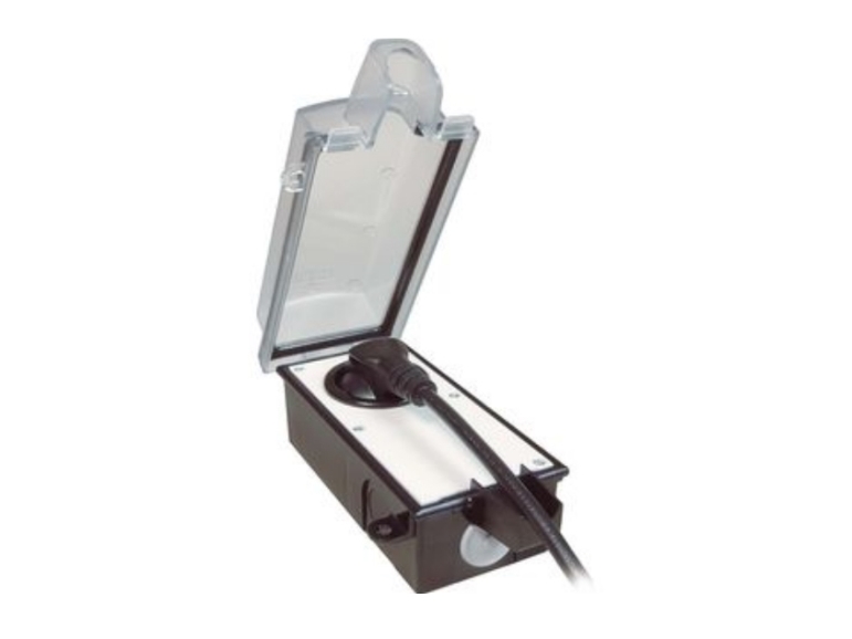 Bachmann 924.3491, Sort, Transparent, Polykarbonat (Pc), Ip44, 230 V, 16 A, 85 Mm
