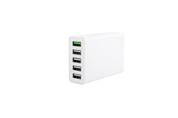 Coreparts Mbxusba-Ac0004 Oplader Til Mobilenheder Sort Indendørs (Multi-Port Usb Charger)