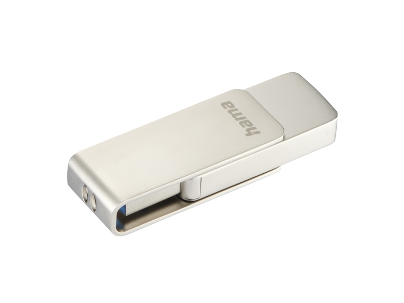 Hama Rotate Pro, 128 Gb, Usb Type-A, 3.2 Gen 1 (3.1 Gen 1), Svirvel, Sølv