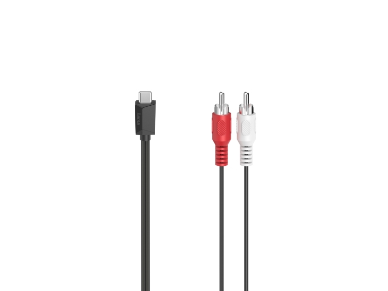 Hama 00200730, Rca, Hanstik, Usb, Hanstik, 1,5 M, Sort