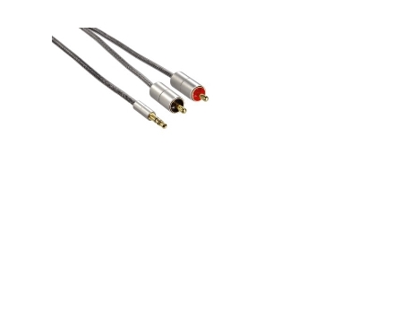 Hama 00080865, 3.5Mm, Stecker, 2 X Rca, Stecker, 2 M, Silber
