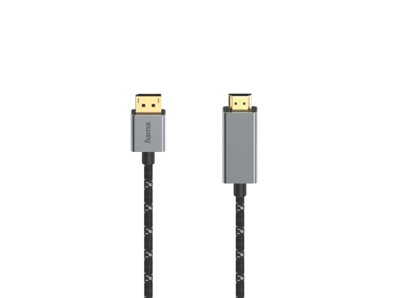 Hama 00200506, 1,5 M, Displayport, Hdmi, Stecker, Stecker, Gerade