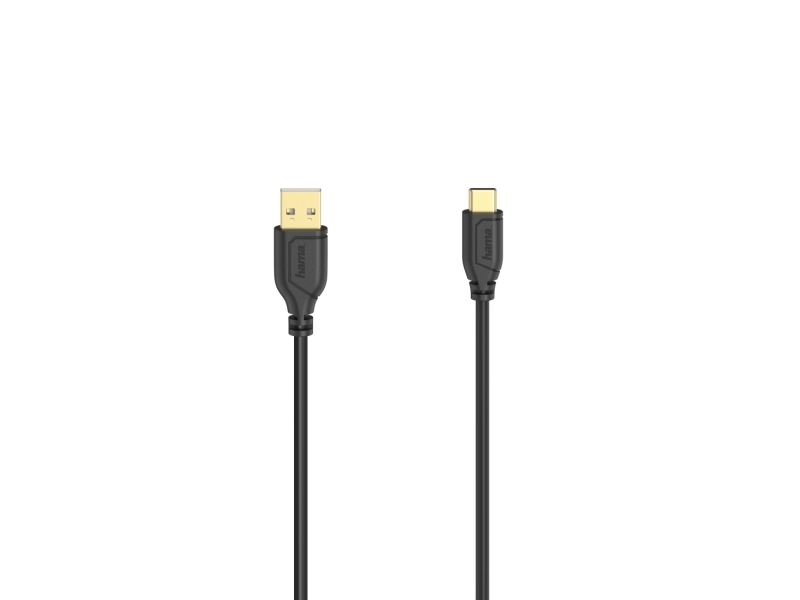 Hama 00200634, 0,75 M, Usb A, Usb C, Usb 2.0, 0,48 Gbit/S, Schwarz