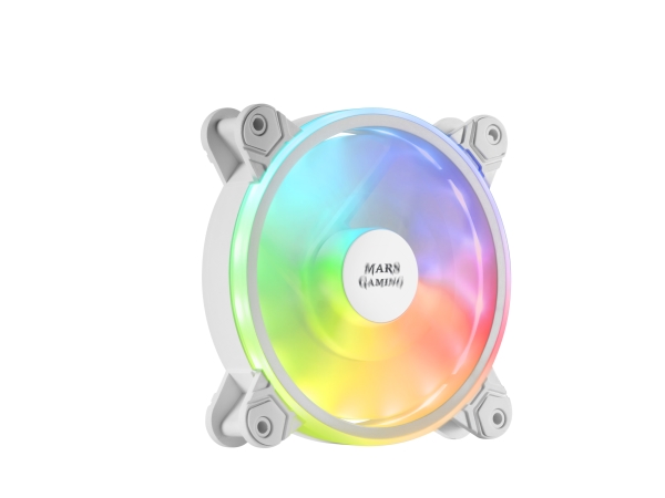 Mars Gaming Mfx, Køler, 12 Cm, 1100 Rpm, Hvid