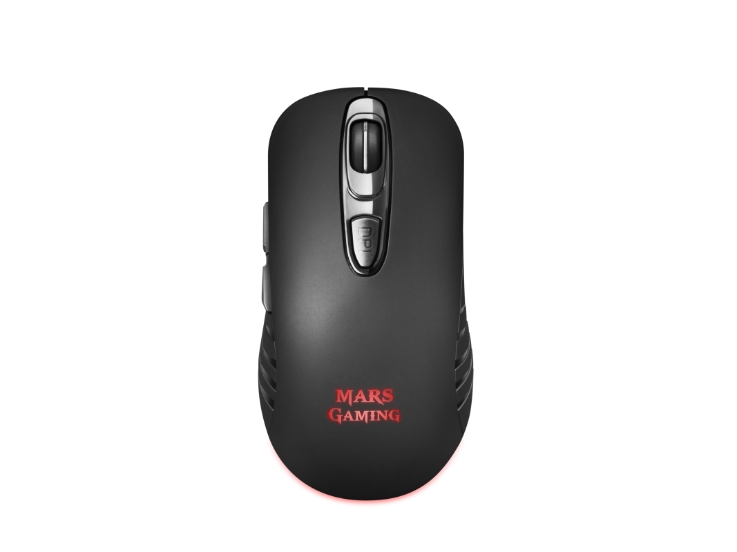 Mars Gaming Mmw2, Højre Hånd, Mekanisk, Rf Trådløst, 3200 Dpi, Sort