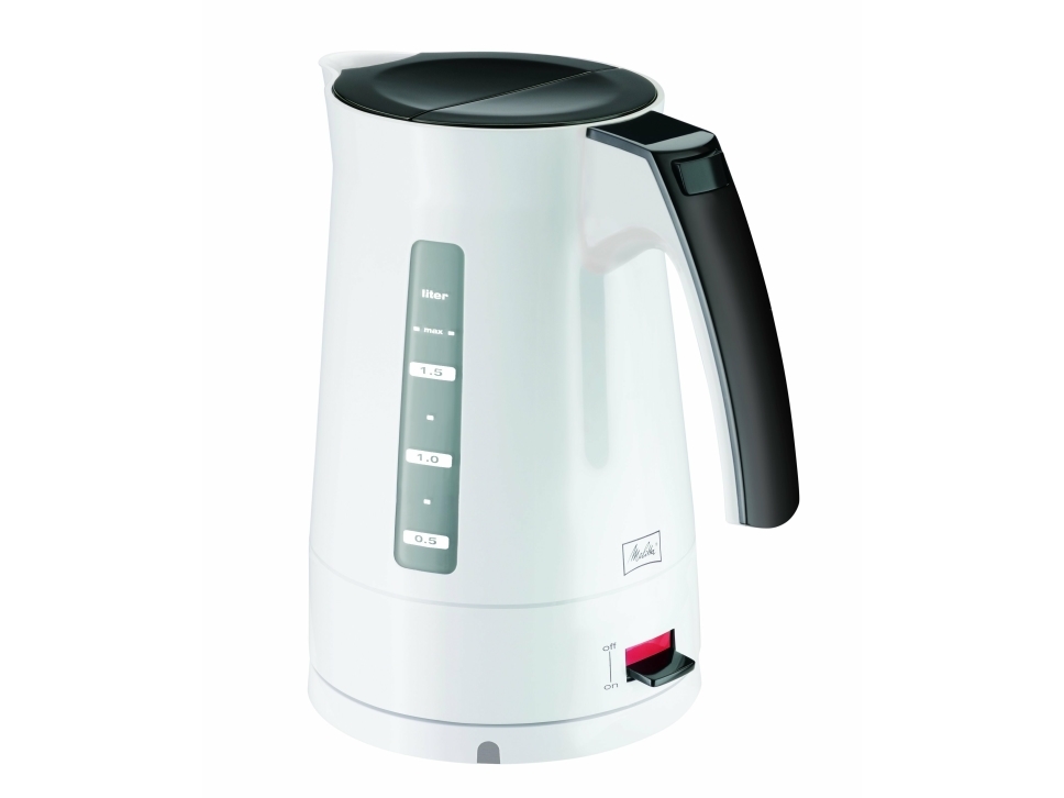 Melitta Enjoy Aqua, 1,7 L, 2400 W, Schwarz, Weiß, Wasserstandsanzeige, Überhitzungsschutz, Drahtlos