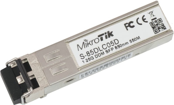 Mikrotik S-85Dlc05d, 1250 Mbit/S, Sfp, Lc, 550 M, 850 Nm, Rb260gs, Rb2011ls, Rb2011ls-In, Rb2011uas-In, Rb2011uas-Rm, Rb2011uas-2Hnd, Rb2011uas-2Hnd-