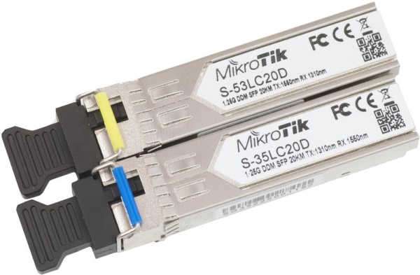 Mikrotik S-3553Lc20d, 1250 Mbit/S, Sfp, Lc, 20000 M, Rb260gs, Rb2011ls, Rb2011ls-In, Rb2011uas-In, Rb2011uas-Rm, Rb2011uas-2Hnd, Rb2011uas-2Hnd-In...