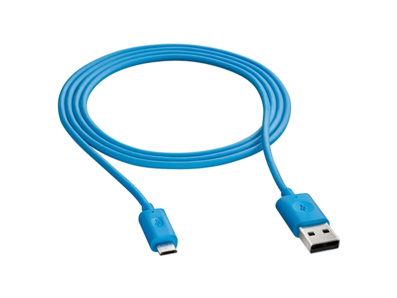 Nokia Ca-190Cd, Usb A, Micro-Usb B, Hanstik/Hanstik, Blå