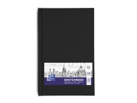 Oxford 400152622, Monokromatisk, Sort, A5, 48 ark, 100 g/m², Indbundet