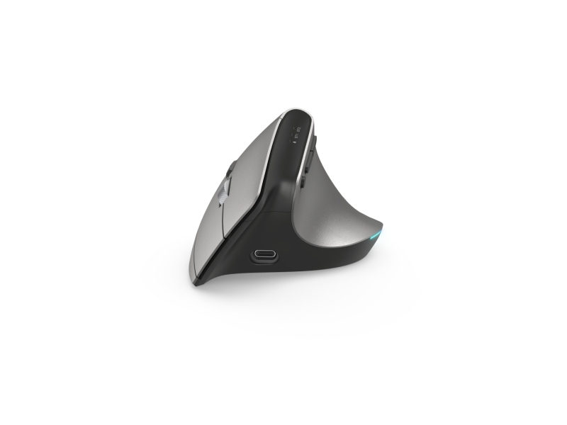 Hama 00182691, Højre Hånd, Vertikal Design, Optisk, Rf Trådløs + Bluetooth, 2400 Dpi, Anthracit