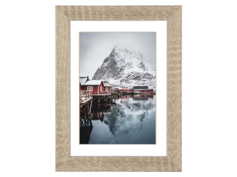 Hama Oslo, Einzelbilderrahmen, Glas, Mdf-Platten, Eiche, Tisch, Wand, 13 X 18 Cm, Nachdenklich