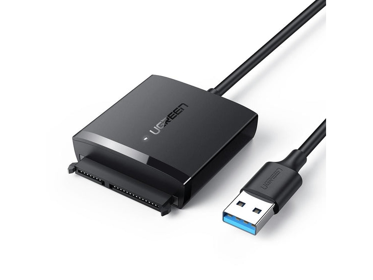 Ugreen 60561, Sata, Usb 3.2 Gen 1 (3.1 Gen 1), Hanstik, Sort, 5 Gbit/Sek.
