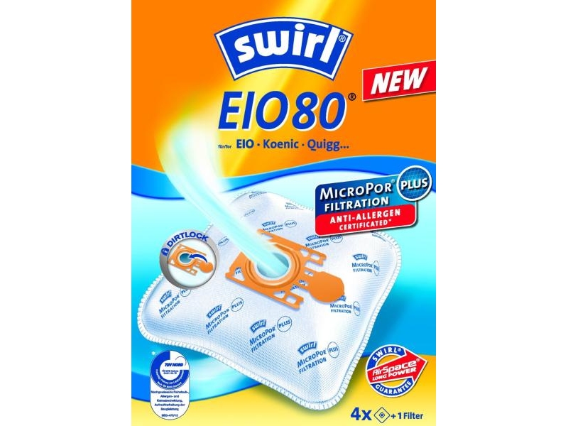 Swirl Eio 80, Orange, Weiß, Eio Bs 80 - 88, 161 Mm, 236 Mm, 74 Mm, 220 G