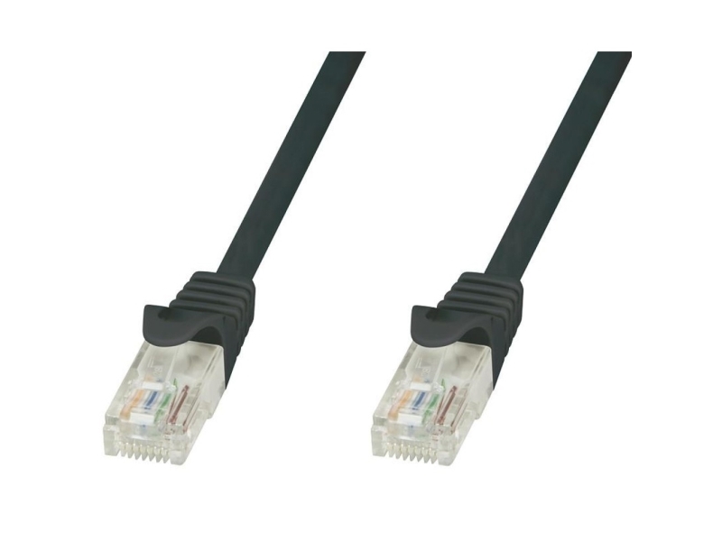 Techly Techly Patchkabel Cat5e Utp 0,25M Schwarz