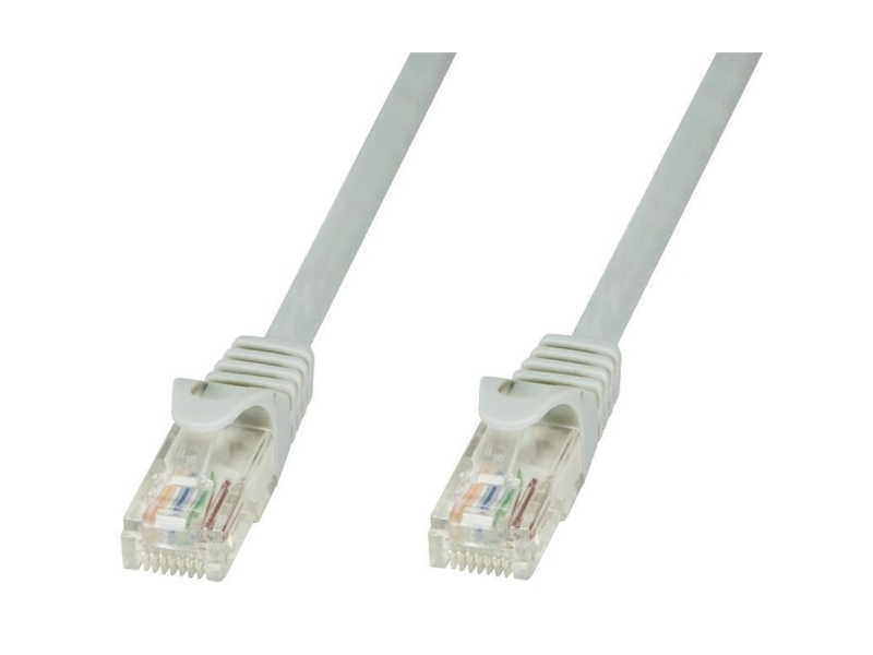 Techly Icoc Cca6u-010T, 1 M, Kat6, U/Utp (Utp), Rj-45, Rj-45, Grau