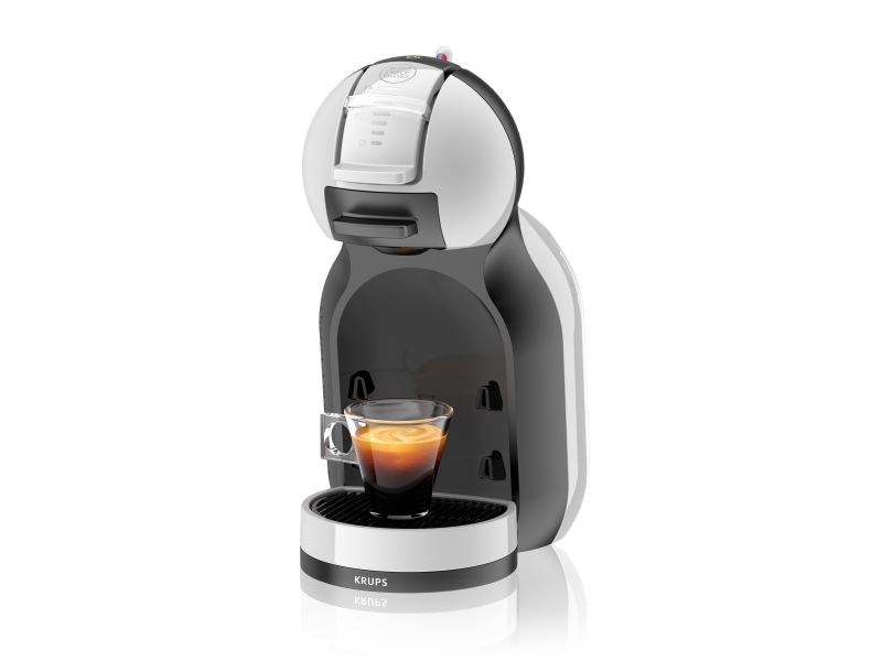 Krups Mini Me Kp123, Kapsel Kaffemaskine, 0,8 L, Kaffekapsel, 1500 W, Sort, Rustfrit Stål