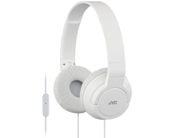 Jvc Ha-Sr185-W-E, Ledningsført, 10 - 22000 Hz, Opkald/Musik, 108 G, Headset, Hvid