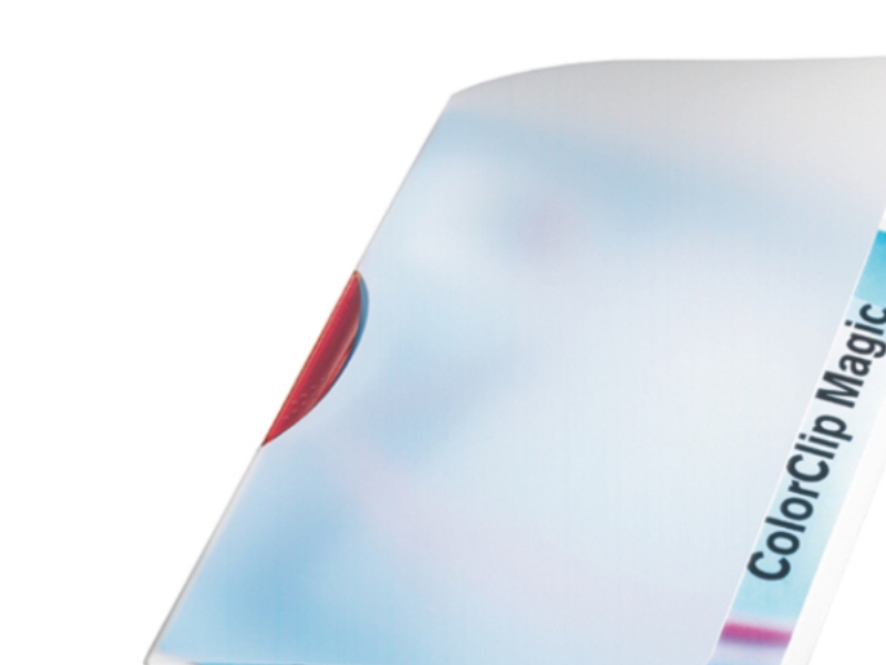 Leitz ColorClip puristukansio Magic A4, Polypropeeni (PP), 30 arkkia, A4, 220 mm, 310 mm