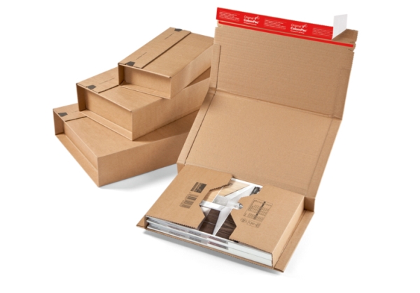 Forsendelsesæske, ColomPac®, A5+, brun, HxBxD 60 x 165 x 251 mm