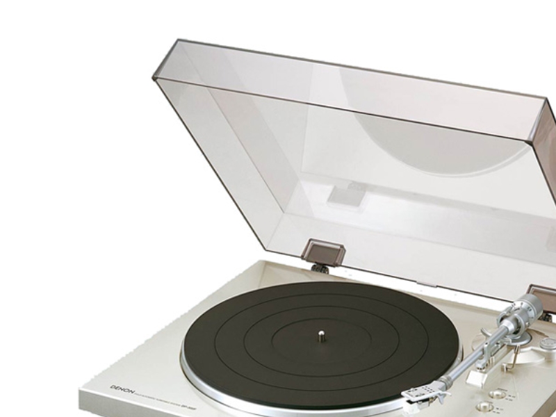 Denon DP-300F, Bæltedrevet pladespiller, Sort, Sølv, 33 1/3,45 rpm, PHONO, 60 dB, 0,1%