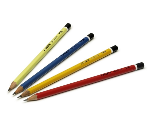 Linex Hb, Graphitstift, Blau, Grün, Rot, Gelb, 144 Stück(E)