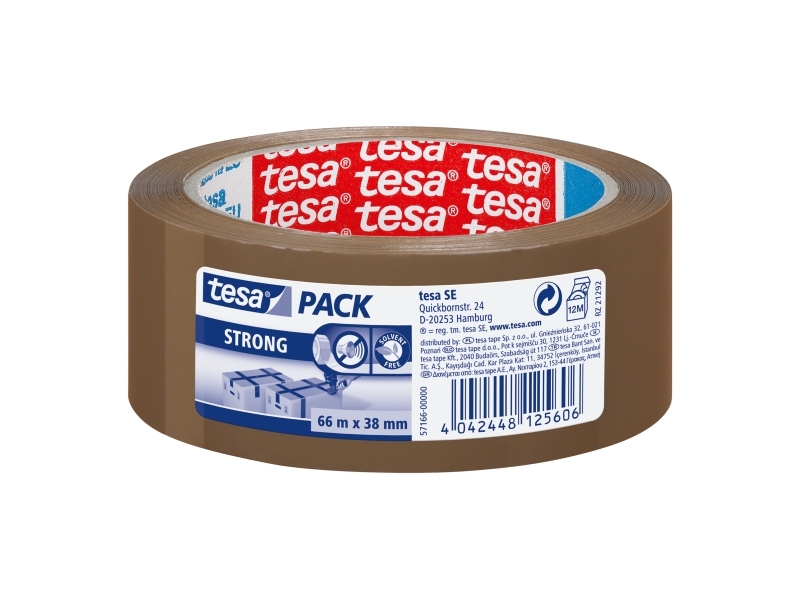 Tesa Strong, Polypropylen, Papier, 66 M, 38 Mm, 1 Stk