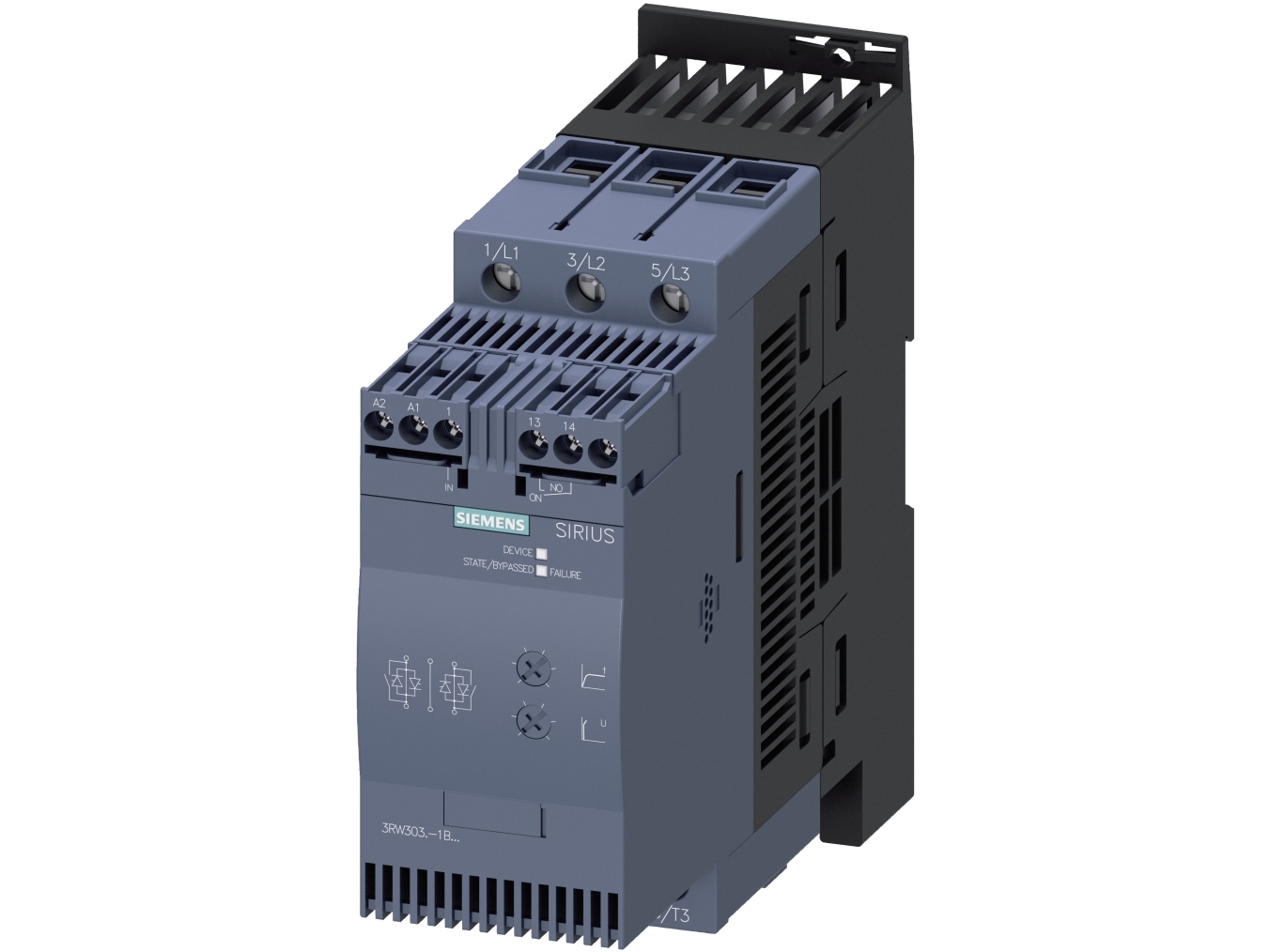 Siemens 3RW3036-1BB04, IP00, 1,16 kg, 171 mm, 71 mm, 198 mm