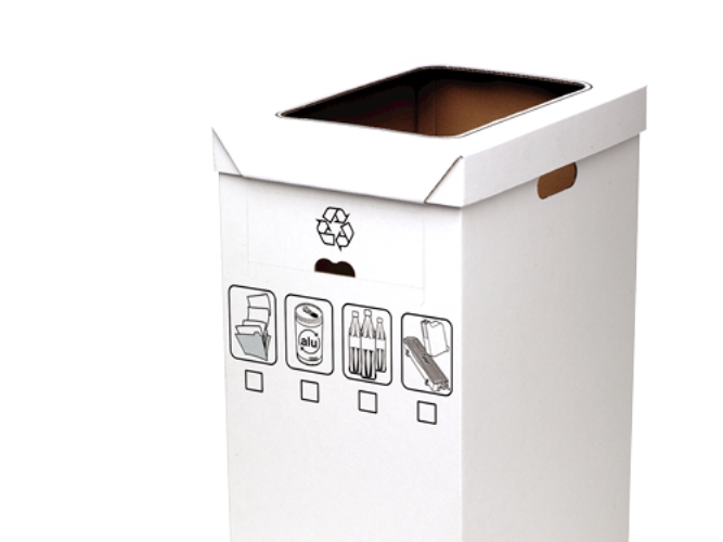 Papirkurv, Fellowes R-kive genbrug, 90 l, pakke a 5 stk