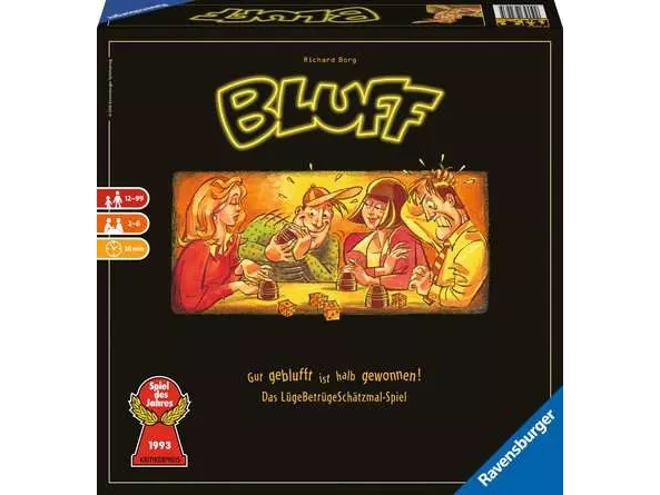 Ravensburger Bluff - Spiele Für Erwachsene Ab 12 Jahre, Universal, Würfel (6 Seiten), Erwachsener & Kind, Unisex, 12 Jahr(E), 30 Min