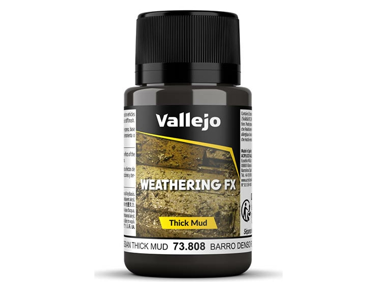 Vallejo 73.808, Sort, Akrylmaling, 40 ml, 1 stk |