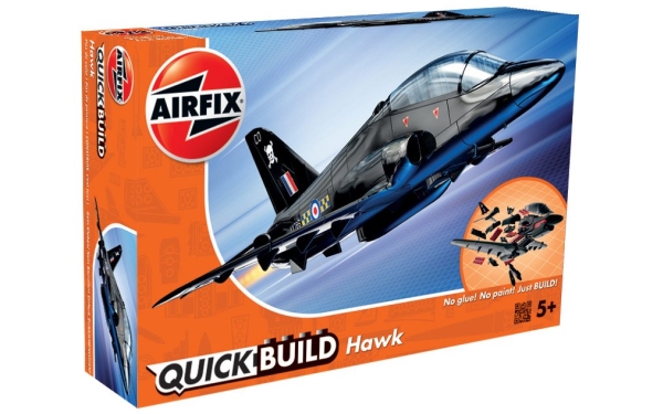 Airfix J6003, Pienoismallikiinteäsiipinen ilma-alus, Kokoamispakkaus, BAe Hawk, Ei sukupuolirajoitusta, Muovi, 26 kpl