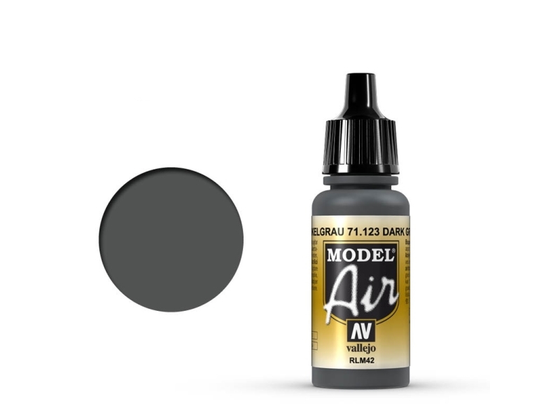Vallejo Model Air, 17 Ml, Grå, Mat, Flaske