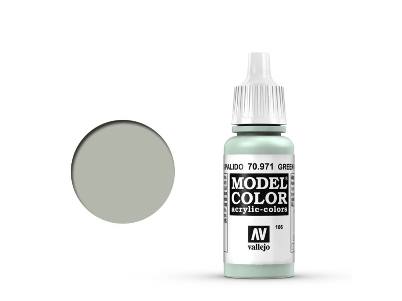Vallejo 70.971, Grøn, Grå, Akrylmaling, Væske, 17 ml, 1 stk |